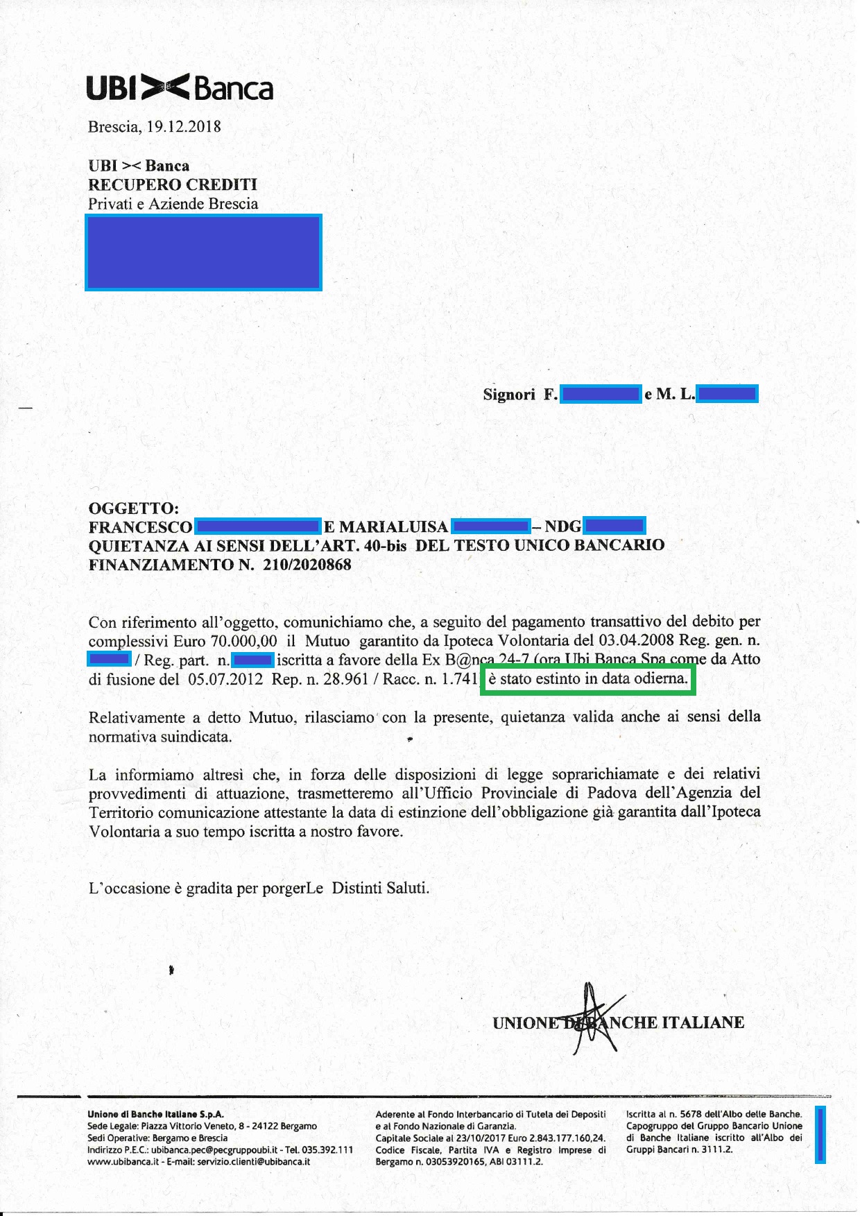 Estinzione debito UBI Mestr_page-0001