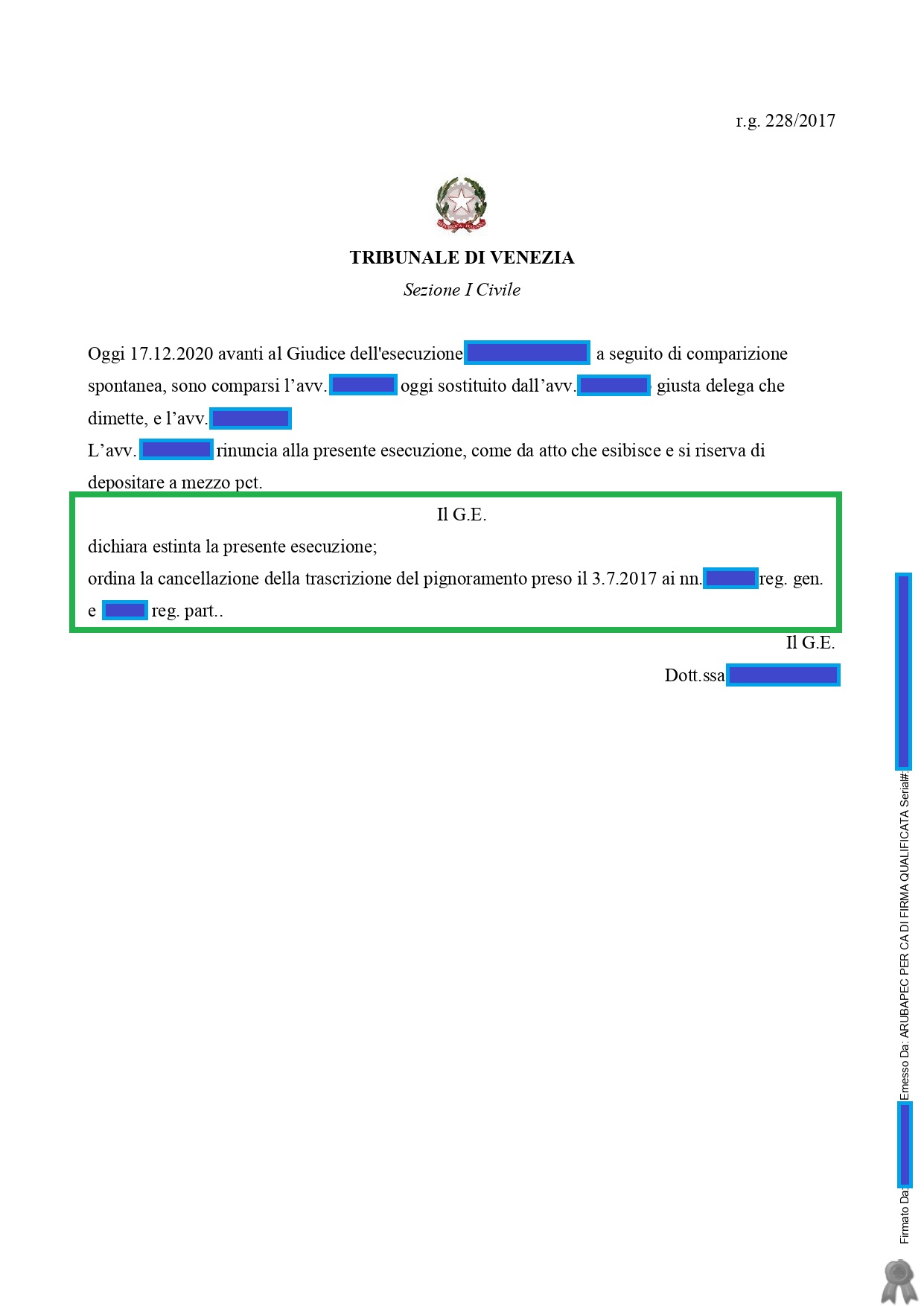 Provvedimento di Estinzione Borsan_page-0001