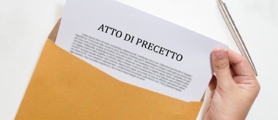 atto di precetto