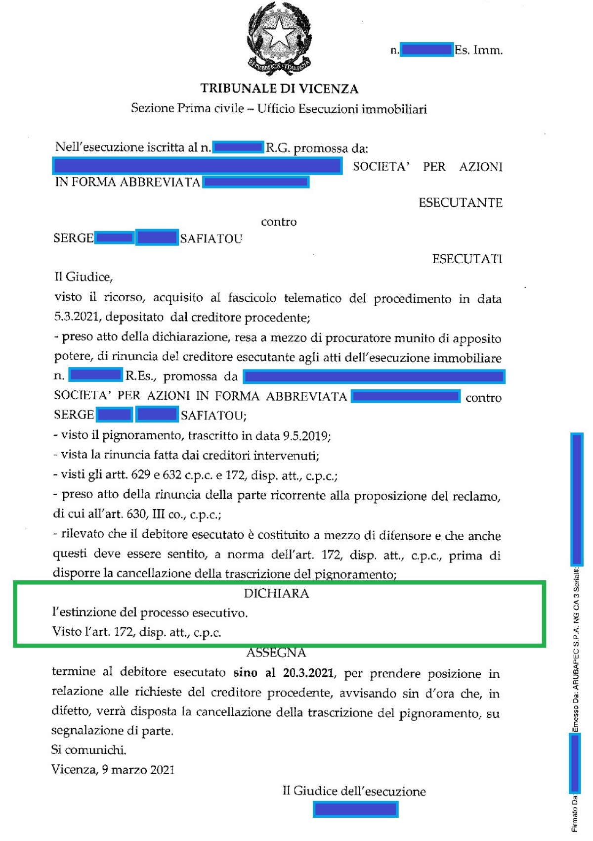 Testimonianza reale