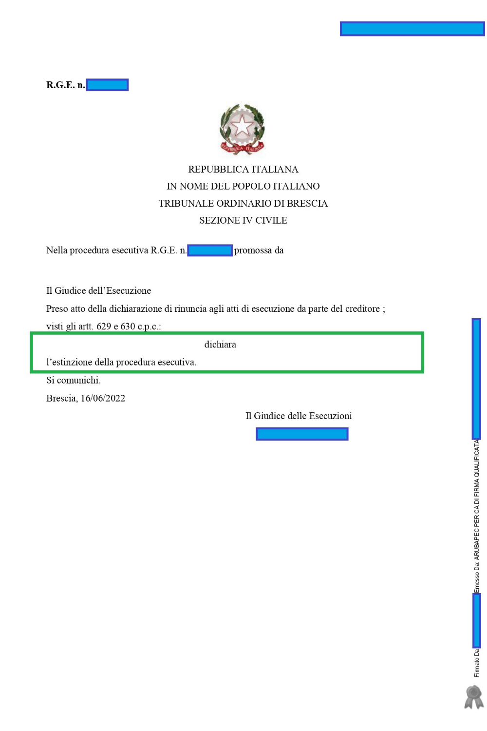 saldo e stralcio