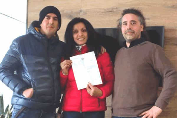 testimonianza di esdebitamento